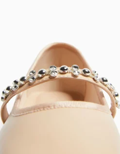 FEMME BERSHKA New*Ballerines à brides avec décoration