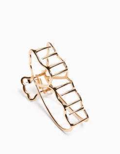 FEMME BERSHKA Accessoires cheveux*Barrette métallique dée papillon