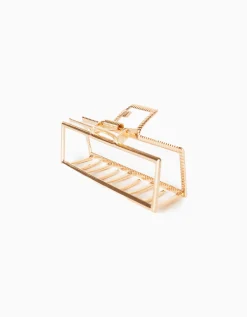 FEMME BERSHKA Accessoires cheveux*Barrette rectangulaire effet métal