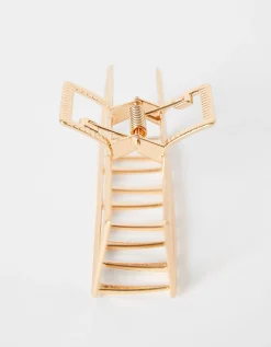 FEMME BERSHKA Accessoires cheveux*Barrette rectangulaire effet métal
