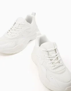 FEMME BERSHKA #bershkastyle*Baskets bimatière mesh