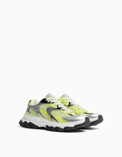 FEMME BERSHKA Survêtement*Baskets bimatière mesh