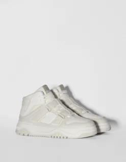 HOMME BERSHKA Bottines*Baskets montantes à scratch homme