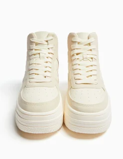 FEMME BERSHKA Survêtement*Baskets montantes bimatière