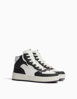 FEMME BERSHKA Survêtement*Baskets montantes contraste