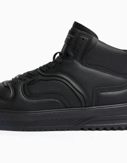 HOMME BERSHKA Bottines*Baskets montantes multi-couches homme