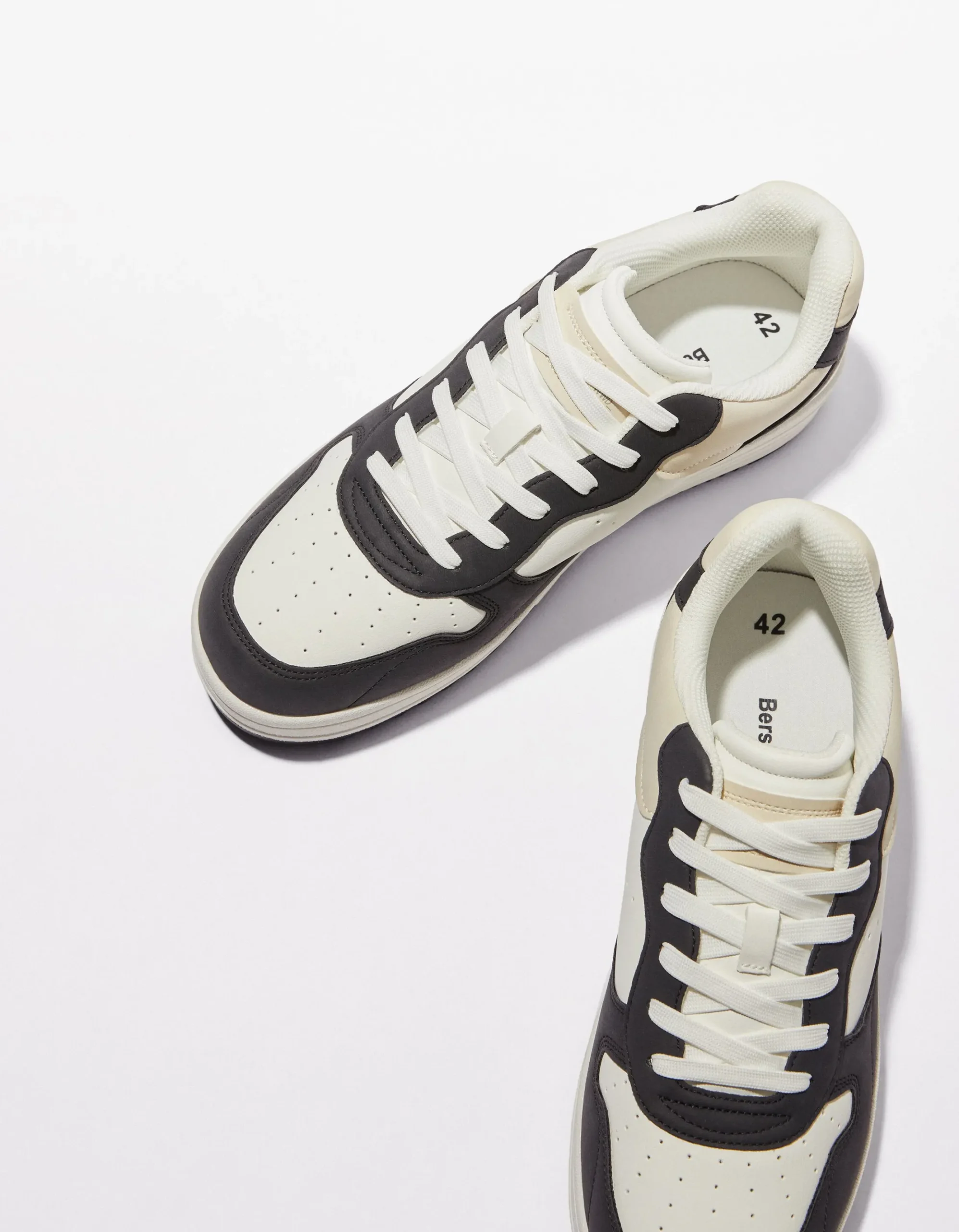 HOMME BERSHKA Basiques*Baskets multi-couches homme