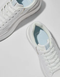 FEMME BERSHKA Baskets*Baskets plateforme détails métallisés