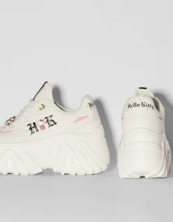 FEMME BERSHKA Cartoons*Baskets plateforme Hello Kitty bijou