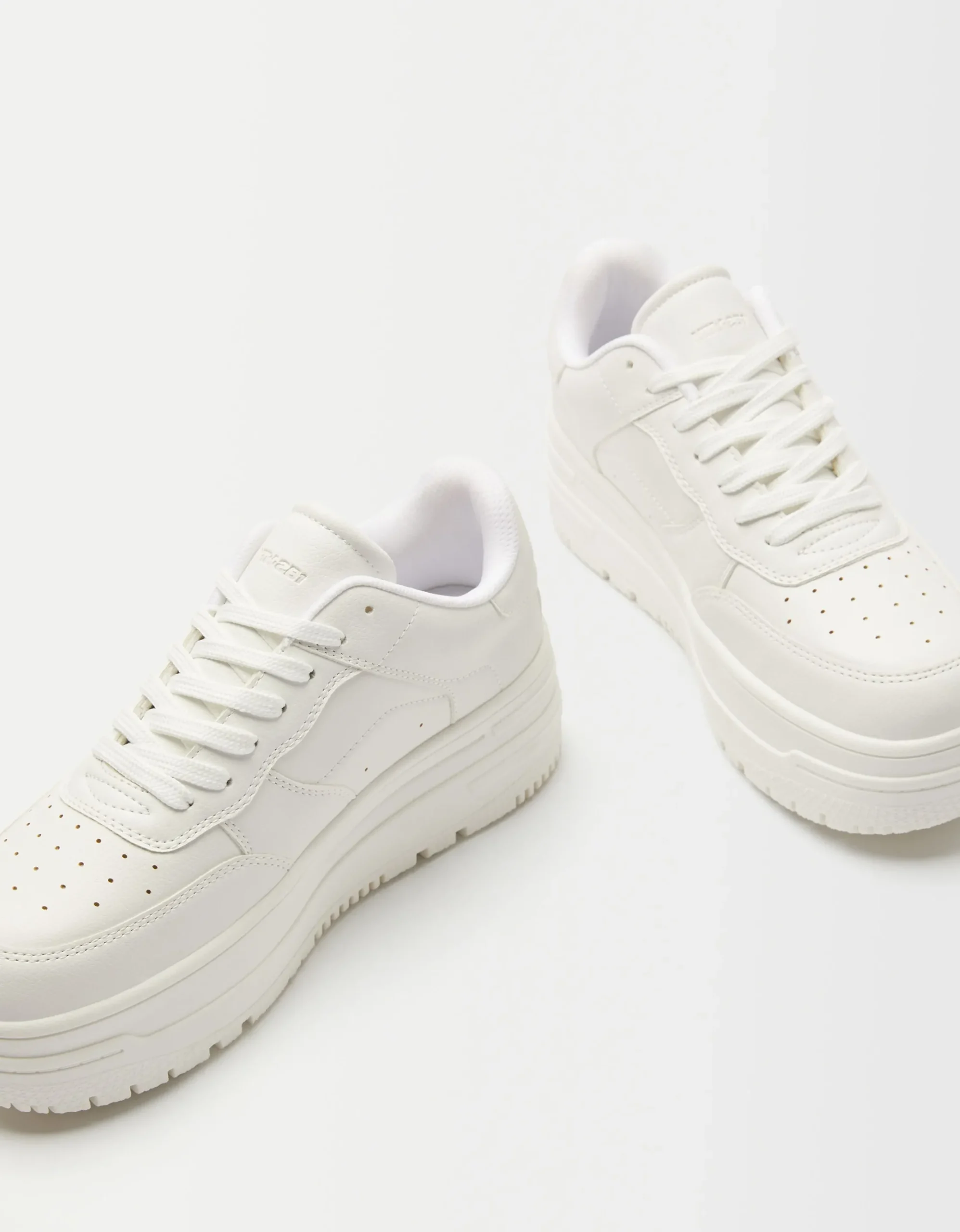 FEMME BERSHKA Varsity*Baskets plateforme unies