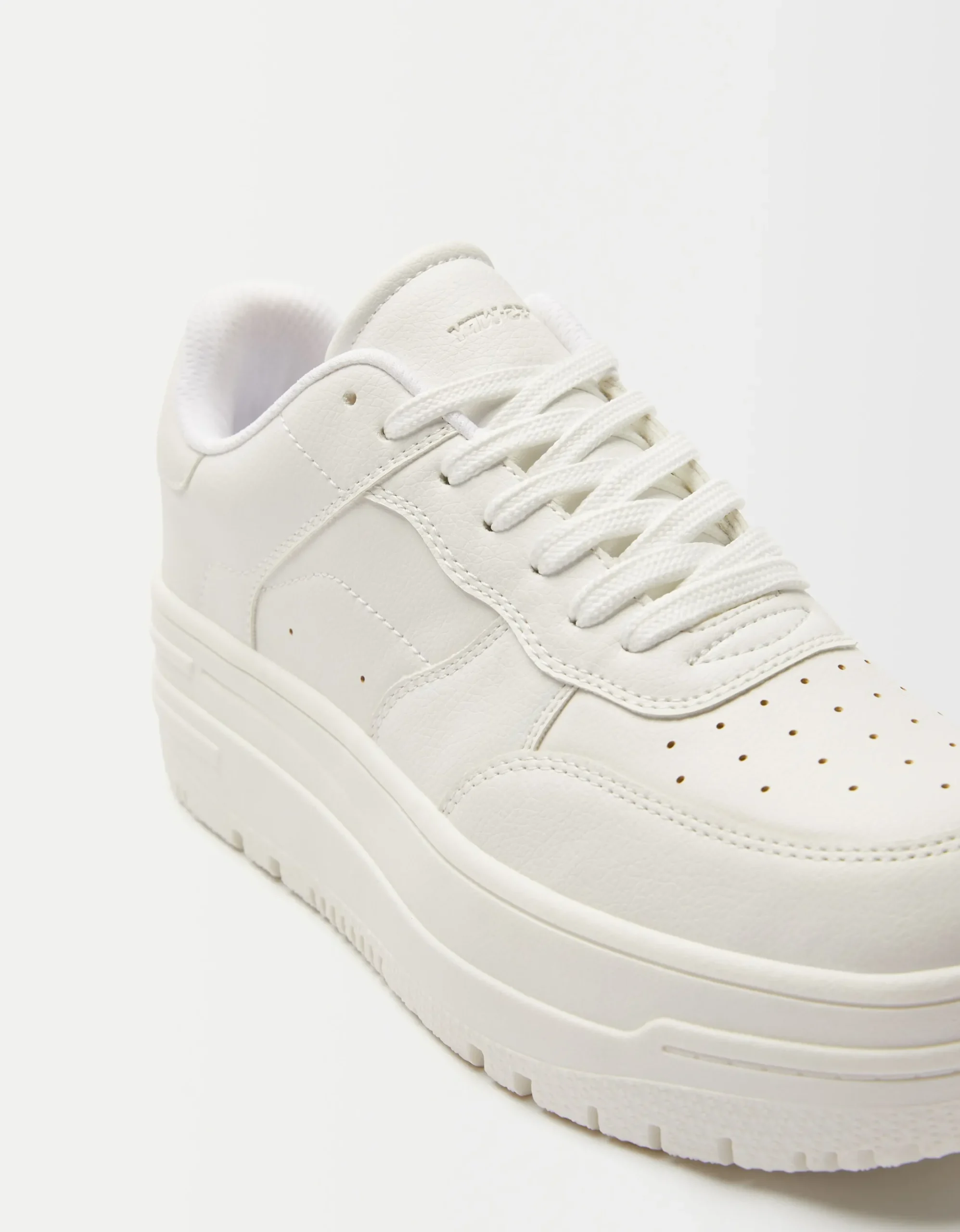 FEMME BERSHKA Varsity*Baskets plateforme unies