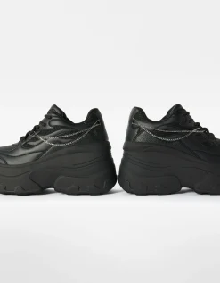 FEMME BERSHKA Best sellers*Baskets plateforme XL chaîne