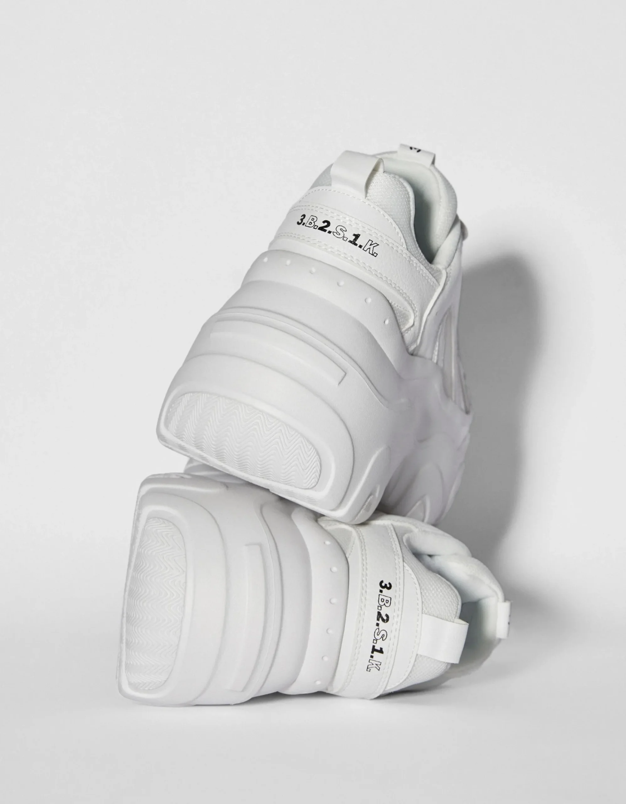 FEMME BERSHKA Baskets*Baskets semelle XL avec mesh