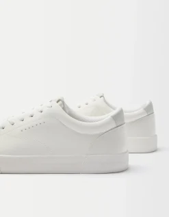 HOMME BERSHKA Basiques*Baskets talon gravé homme