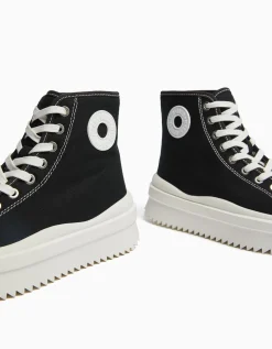 FEMME BERSHKA BSK Teen*Baskets type bottines plateforme