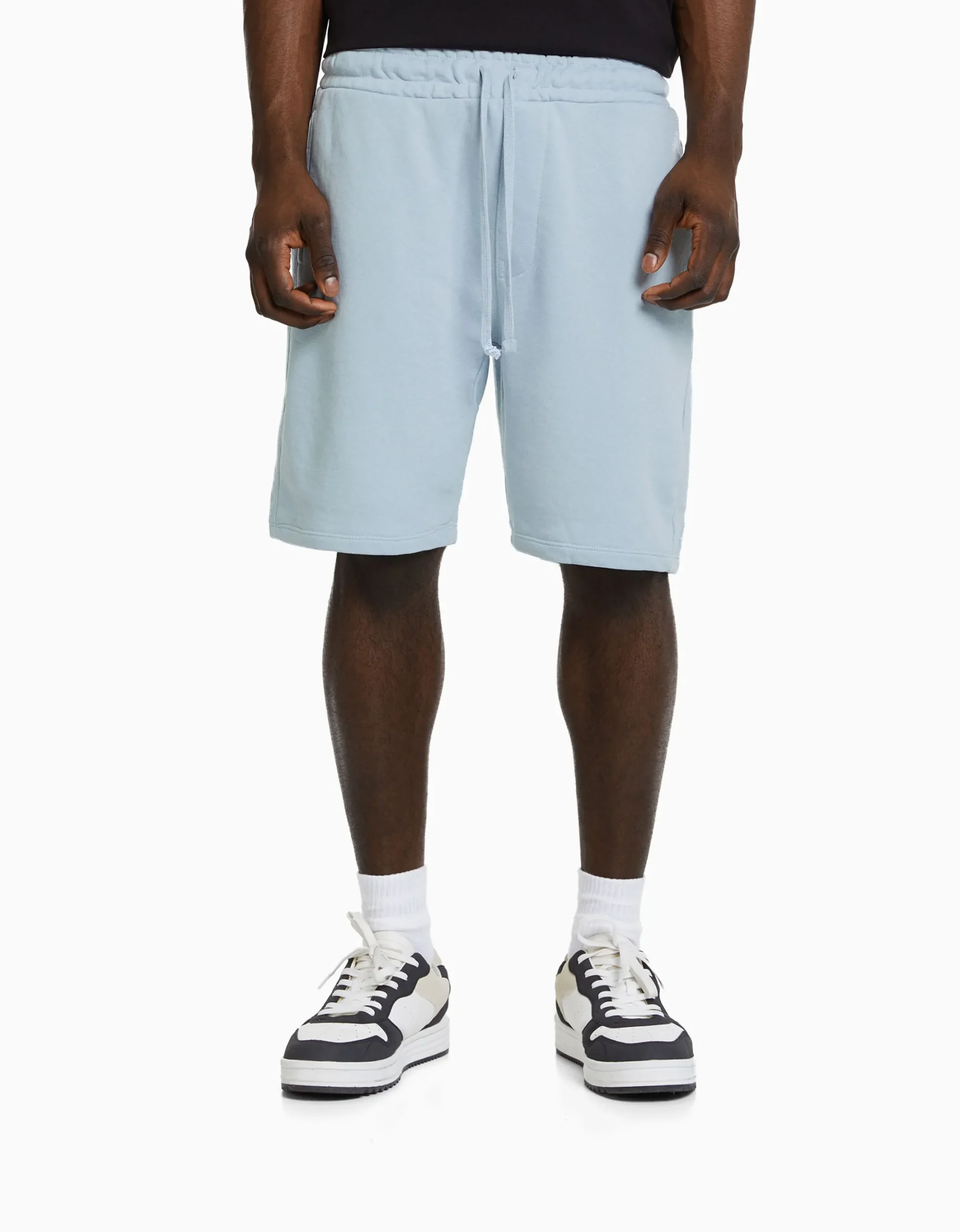 HOMME BERSHKA Bermudas*Bermuda basique molleton
