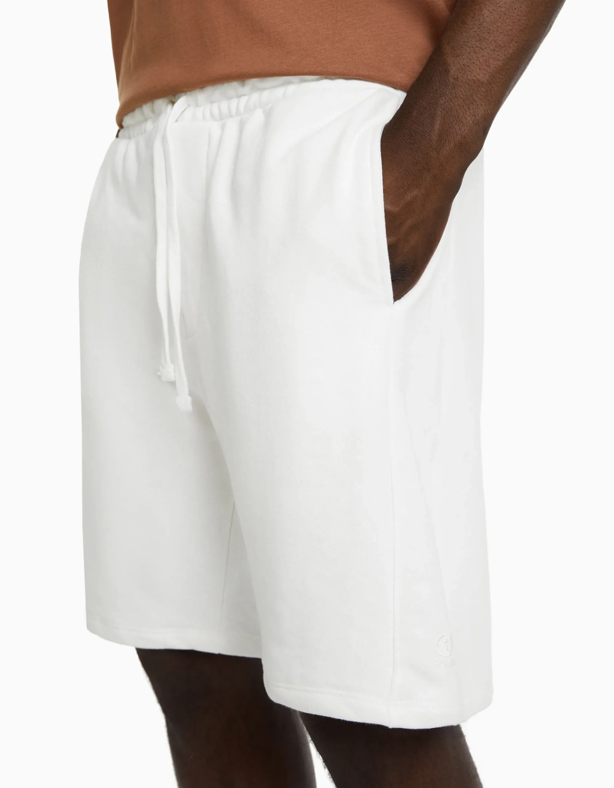 HOMME BERSHKA Bermudas*Bermuda basique molleton