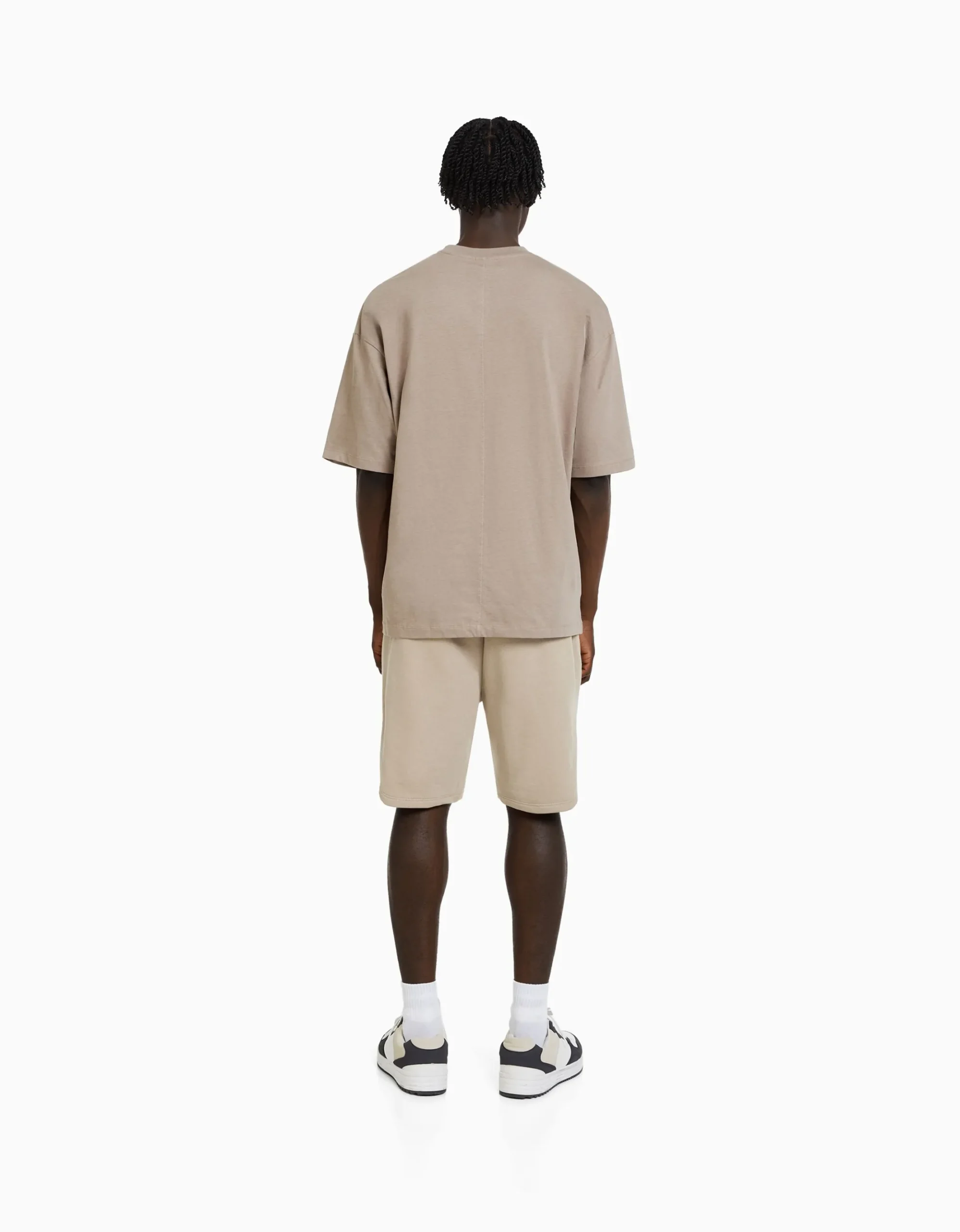 HOMME BERSHKA Bermudas*Bermuda basique molleton