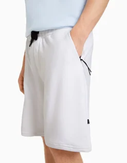 HOMME BERSHKA Basiques*Bermuda cargo molleton