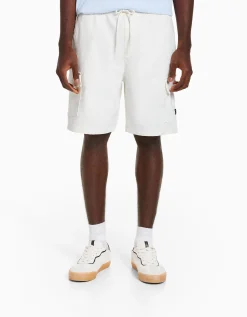 HOMME BERSHKA Bermudas*Bermuda jogger cargo