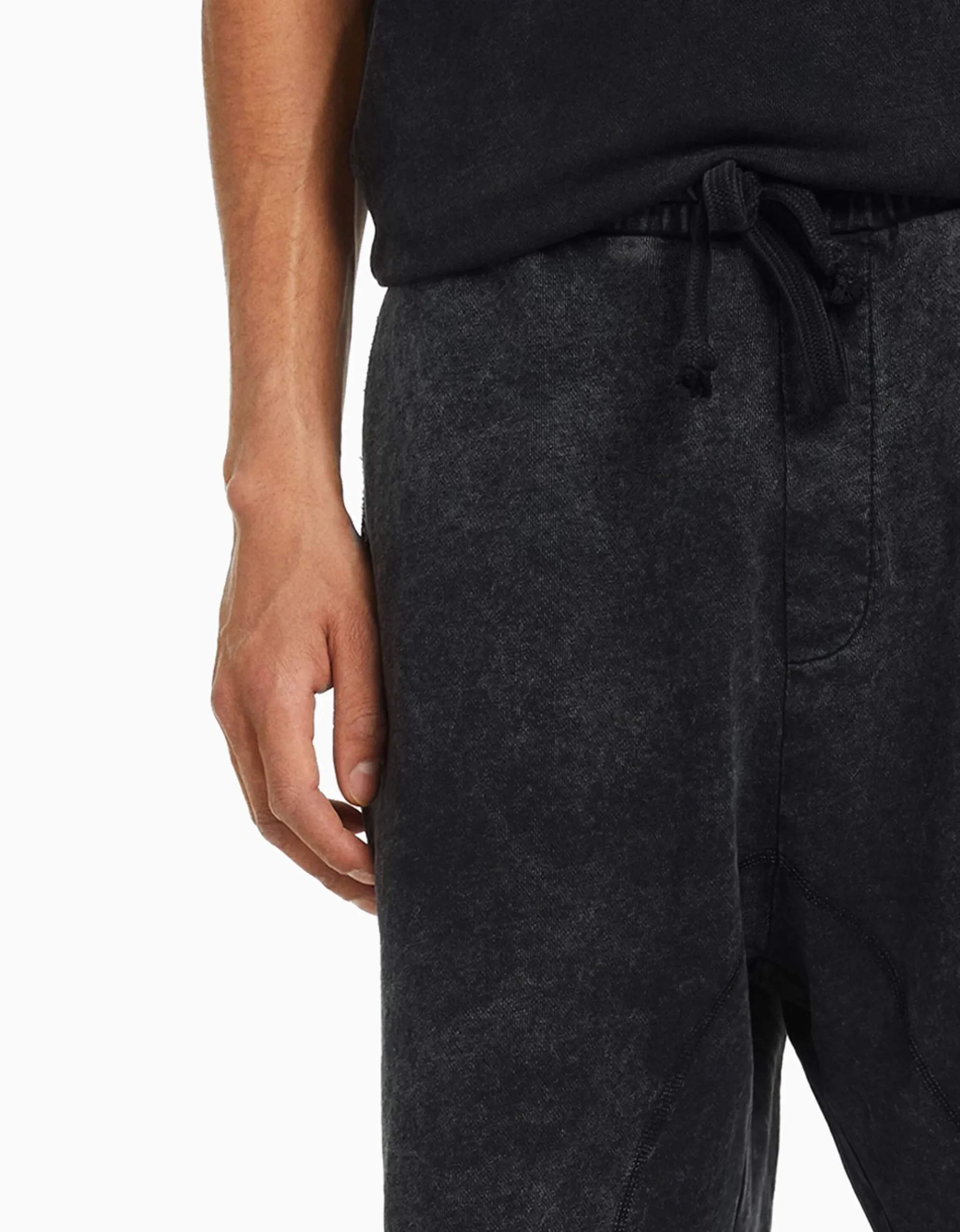 HOMME BERSHKA Bermudas*Bermuda molleton effet délavé