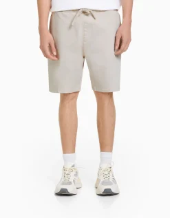 HOMME BERSHKA Bermudas*Bermuda style jogger