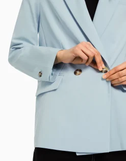 FEMME BERSHKA Vestes*Blazer tailoring croisé regular fit coupe féminine
