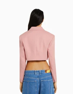 FEMME BERSHKA Vestes*Blazer tailoring cropped serge