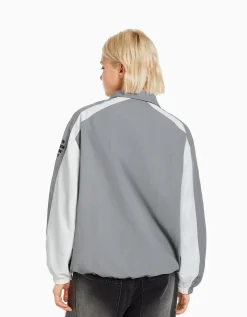 FEMME BERSHKA Vêtements*Blouson bandes contrastes