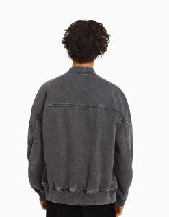 HOMME BERSHKA Blousons et manteaux*Blouson bomber coton