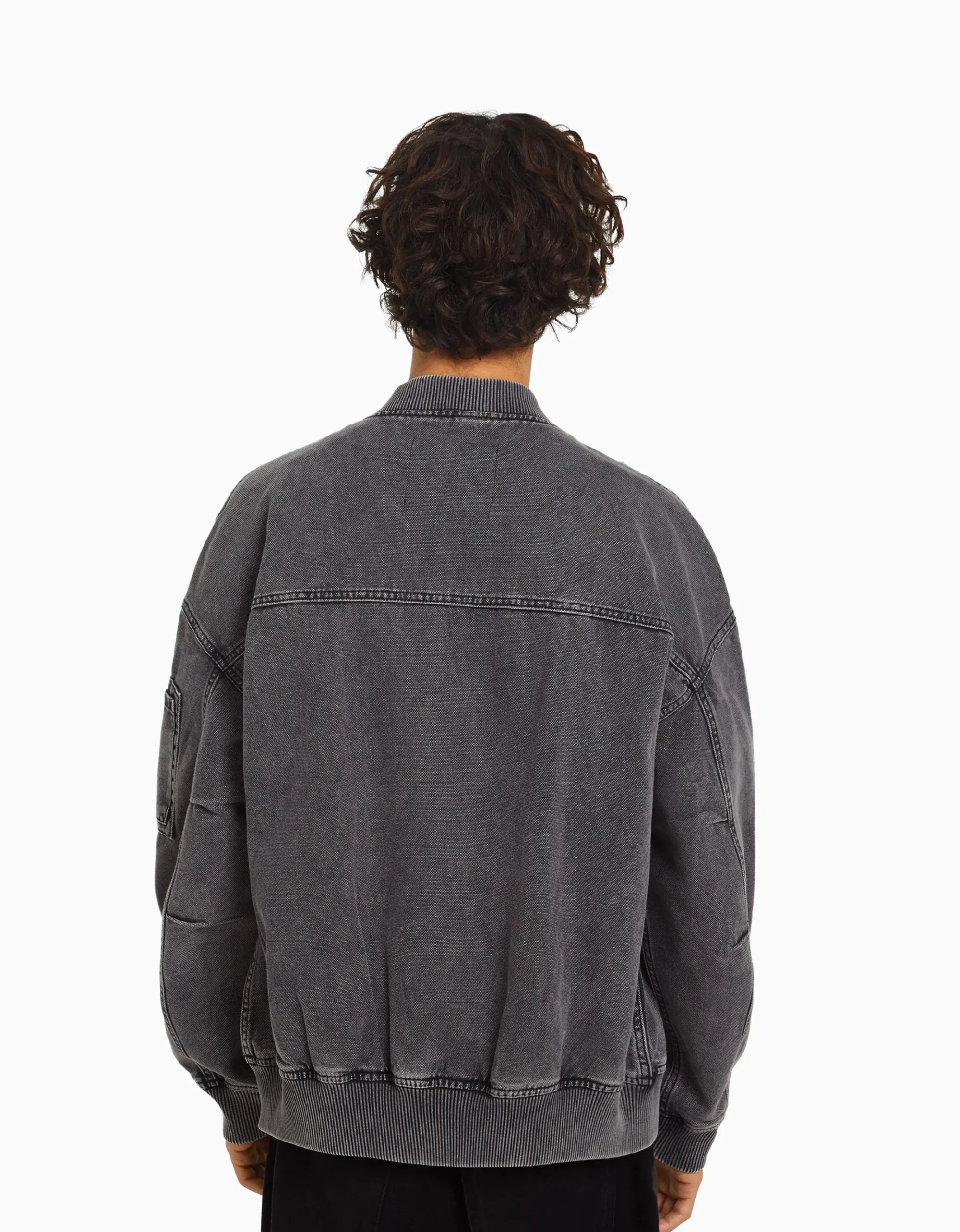 HOMME BERSHKA Blousons et manteaux*Blouson bomber coton