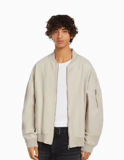 HOMME BERSHKA Blousons et manteaux*Blouson bomber coton