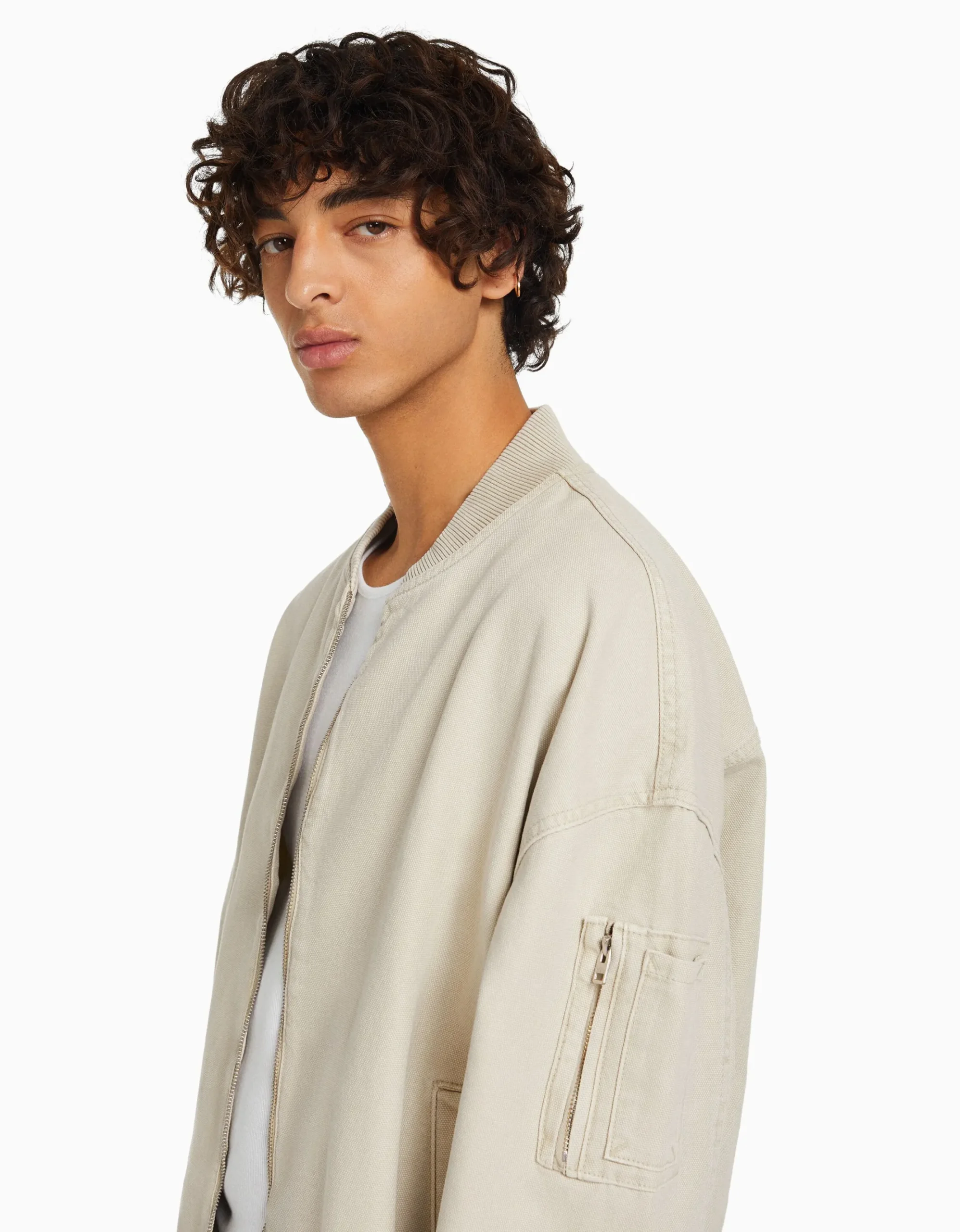 HOMME BERSHKA Blousons et manteaux*Blouson bomber coton