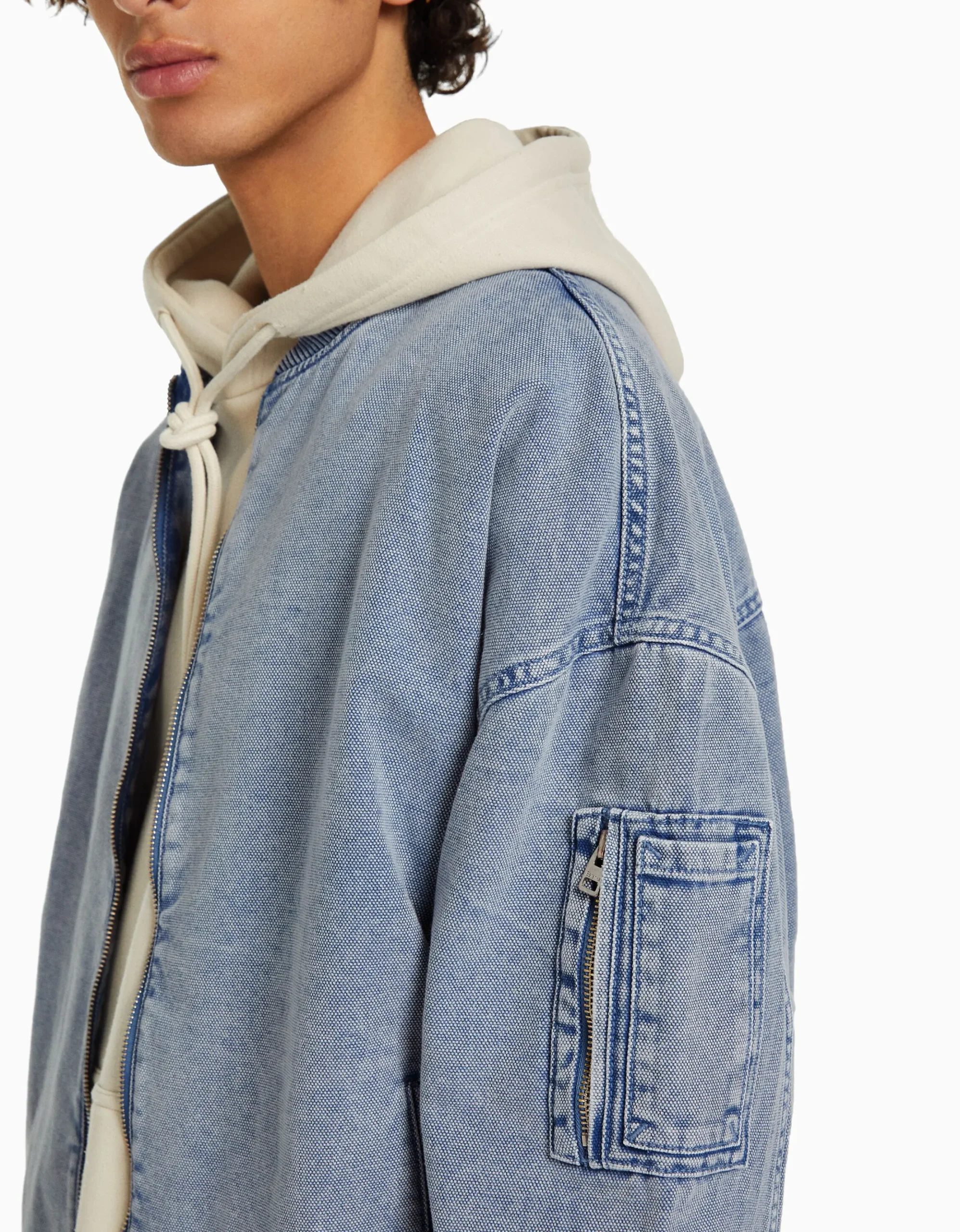 HOMME BERSHKA Blousons et manteaux*Blouson bomber coton