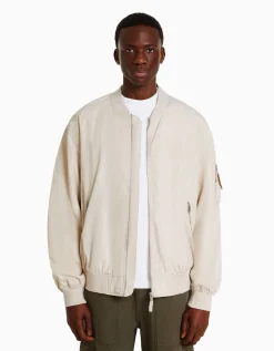 HOMME BERSHKA Blousons et manteaux*Blouson bomber léger
