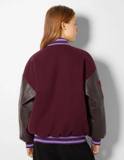 FEMME BERSHKA Vestes*Blouson bomber varsity