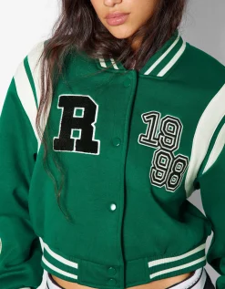 FEMME BERSHKA Vestes*Blouson cropped varsity