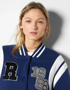 FEMME BERSHKA Vestes*Blouson cropped varsity