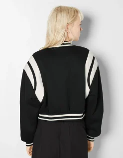 FEMME BERSHKA Vestes*Blouson cropped varsity