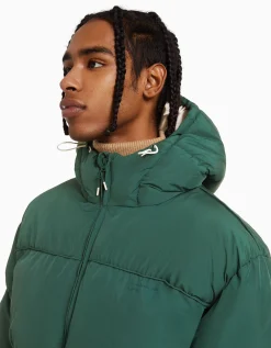 HOMME BERSHKA Blousons et manteaux*Blouson doudoune capuche