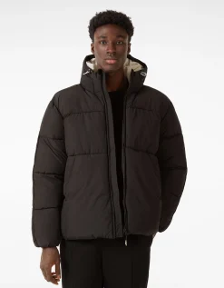 HOMME BERSHKA Blousons et manteaux*Blouson doudoune capuche