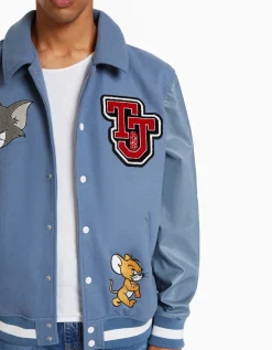 HOMME BERSHKA Vêtements*Blouson empiècements Tom & Jerry