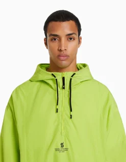 HOMME BERSHKA Blousons et manteaux*Blouson fin capuche effet nylon