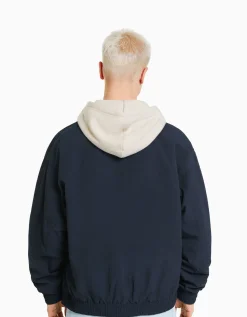 HOMME BERSHKA Vêtements*Blouson léger effet nylon