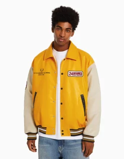 HOMME BERSHKA Blousons et manteaux*Blouson racing 24h LE MANS