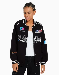 FEMME BERSHKA Vestes*Blouson racing molleton