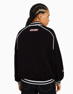 FEMME BERSHKA Vestes*Blouson racing molleton