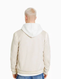 HOMME BERSHKA Vêtements*Blouson suédine et similicuir