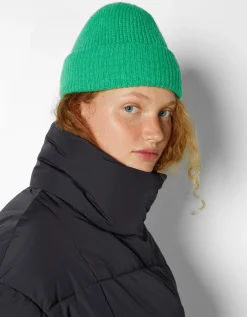 FEMME BERSHKA Join Life*Bonnet maille bord-côte