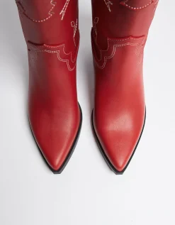 FEMME BERSHKA New*Bottes à talon style cowboy